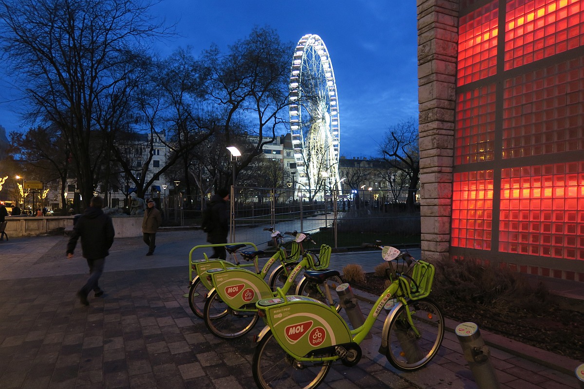 Bubi bikes in Budapest