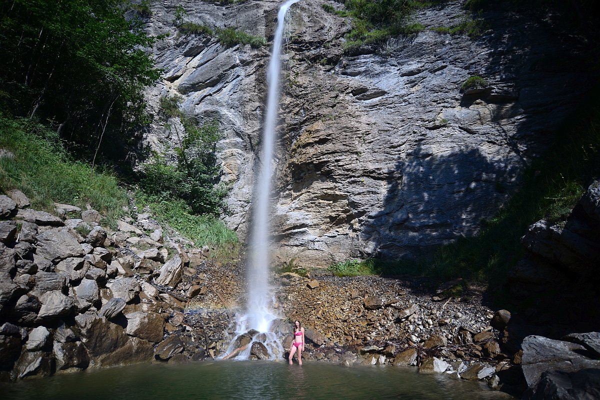 The bottom fall of Dundlebachfall