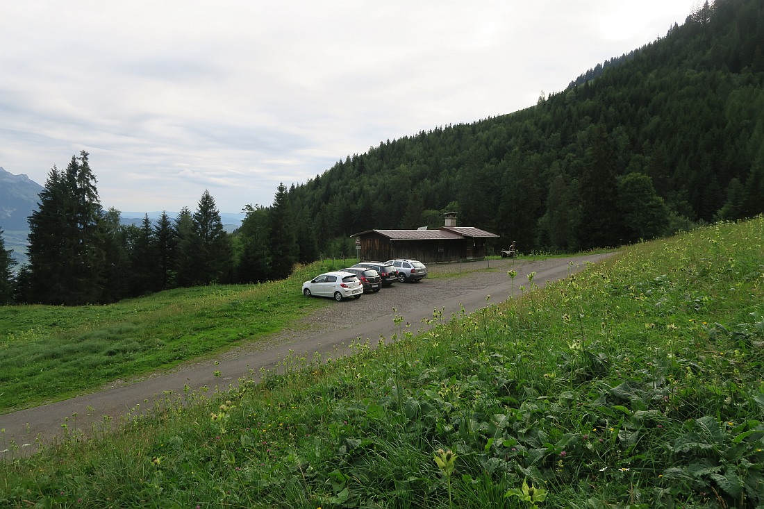 The parking area The parking area
