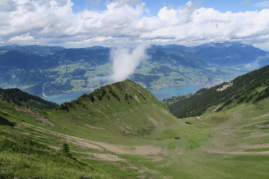 You can see Sarnersee and Mettental You can see Sarnersee and Mettental