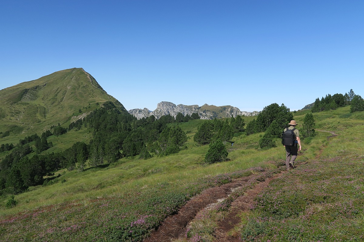 You can see Fürstein peak in the distance