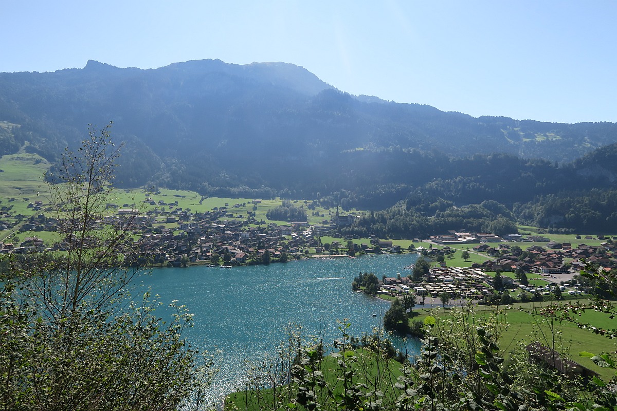 The view from the trail to the upper fall of Dundlebachfall