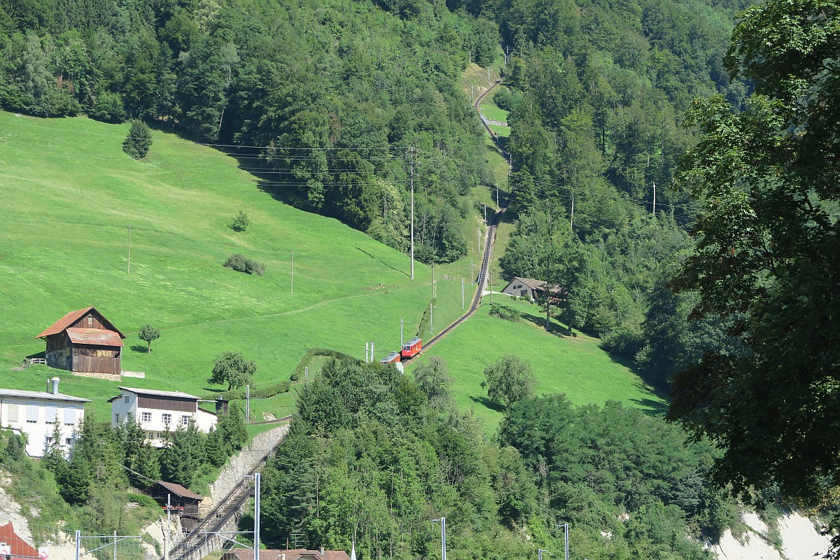 The steepest cogwheel going up to Pilatus