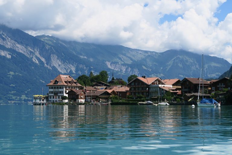 Kayaking Interlaken to Giessbach falls Kayak rental with Hightide Kayak School Travel Hacker