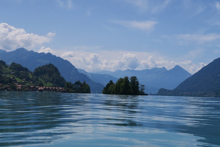 Kayaking Interlaken to Giessbach falls Kayak rental with Hightide Kayak School Travel Hacker