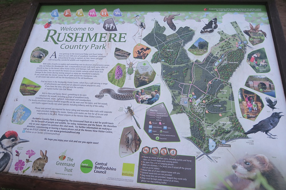 Rushmere Country Park map