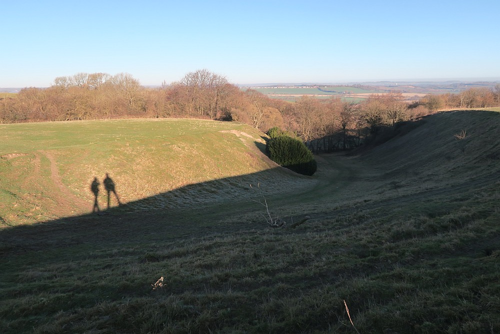 Dry valley in Sundon Hills