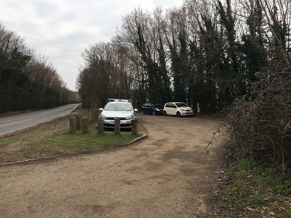 Hexton road car park