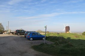 Parking next to Brill Windmill