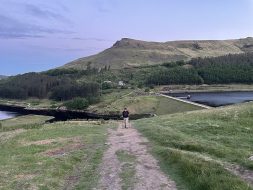 Hiking up to Saddleworth Moor