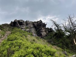 Climbers at the Roaches