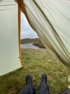 Angle Tarn tent view